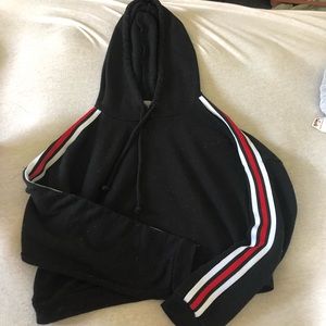 Charlotte Russe Crop sweatshirt